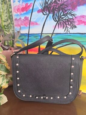 kate spade Black Studded Crossbody Bag